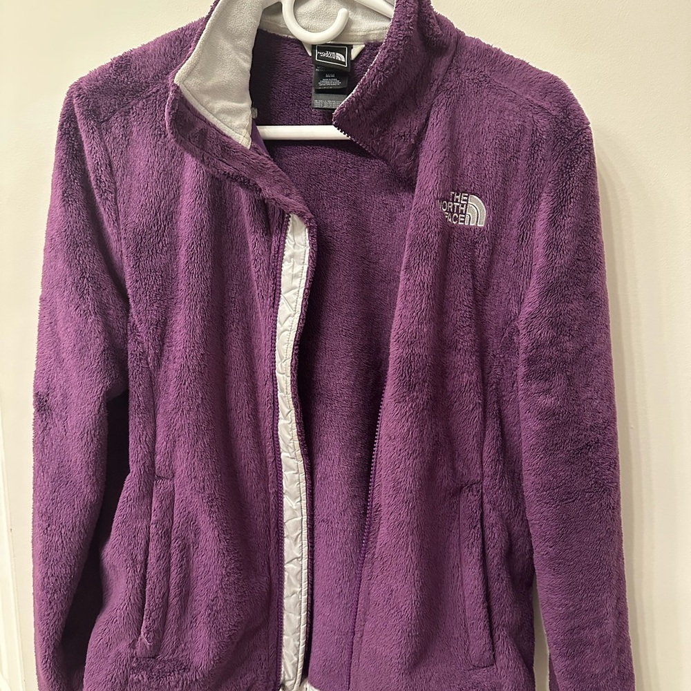 The North Face Purple Teddy Jacket